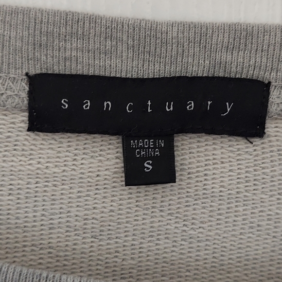 Sanctuary Bow Sleeve Top Small - Picture 2 of 6